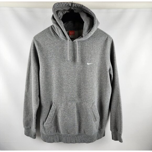 Nike Other - Nike Hoodie Mens XL Gray Vintage Fleece Swoosh Pullover 341572-063